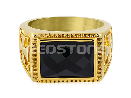 Prsteň z chirurgickej ocele s maltézským  krížom